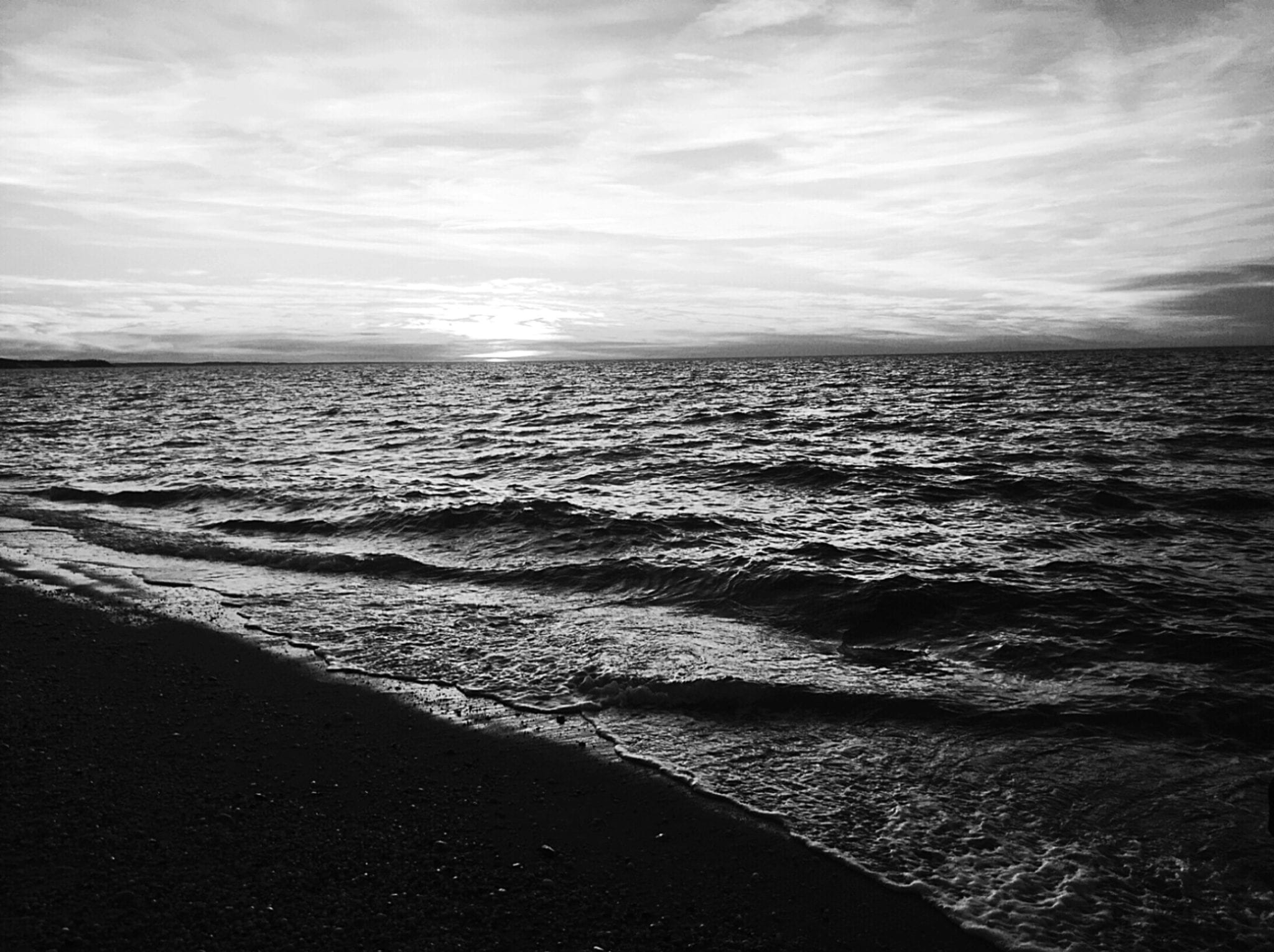 black and white sunset black and white sunset